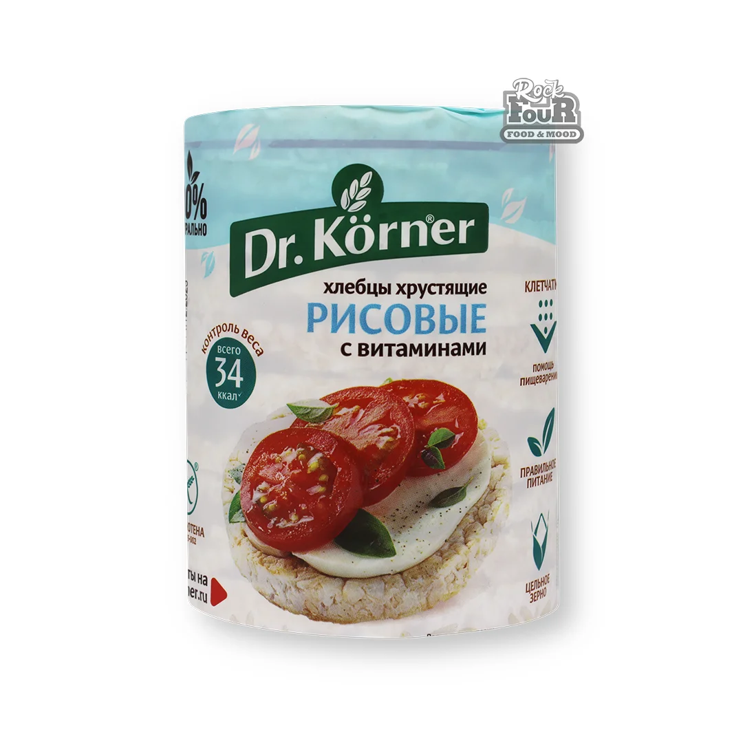 Հացիկ «Dr.Korner» բրնձի, վիտամիններով 100գ